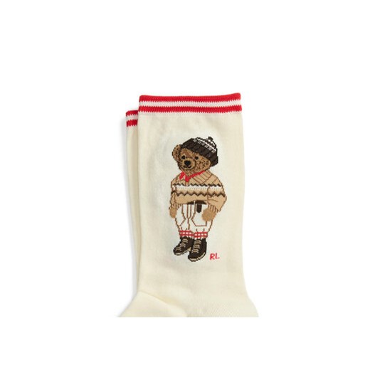 Skarpety długie Polo Ralph Lauren 455982952001 Écru Polo Ralph Lauren 40_43 eobuwie.pl