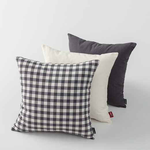 Komplet poszewek 3 szt. Quadro 05 - id: T-000-113 - marki Dekoria - 187303913 Komplet poszewek 3 szt. Quadro 05 ze sklepu dekoria.pl w kategorii Poszewki na poduszki - zdjęcie 187303913