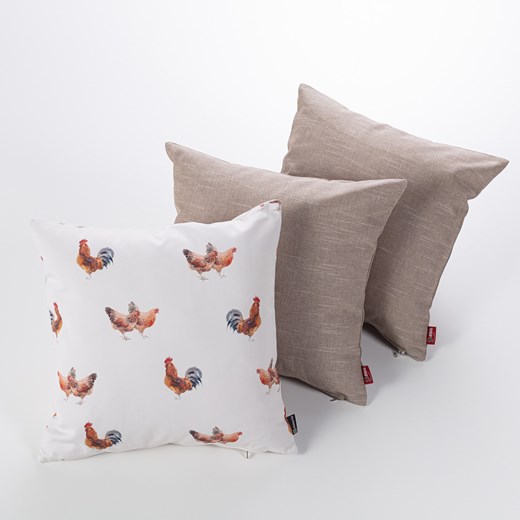 Komplet poszewek 3 szt. Flowers 17 - id: T-000-237 - marki Dekoria - 187303914 Komplet poszewek 3 szt. Flowers 17 ze sklepu dekoria.pl w kategorii Poszewki na poduszki - zdjęcie 187303914