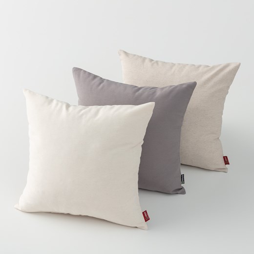 Komplet poszewek 3 szt. Loneta 01 - id: T-000-003 - marki Dekoria - 187304013 Komplet poszewek 3 szt. Loneta 01 ze sklepu dekoria.pl w kategorii Poszewki na poduszki - zdjęcie 187304013