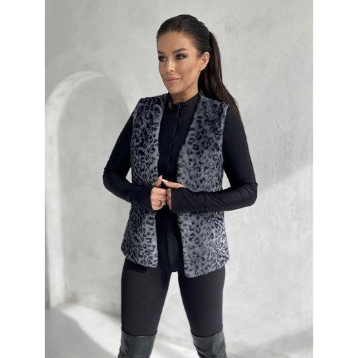 Kamizelka damska VLR008 - jasno szara Edoti L Edoti