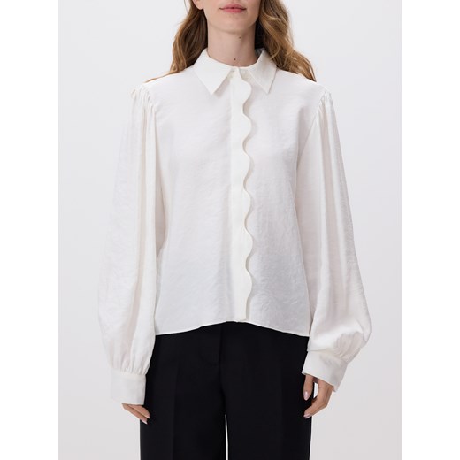 Reserved - Koszula z modalem - złamana biel ze sklepu Reserved w kategorii Koszule damskie - zdjęcie 187304380