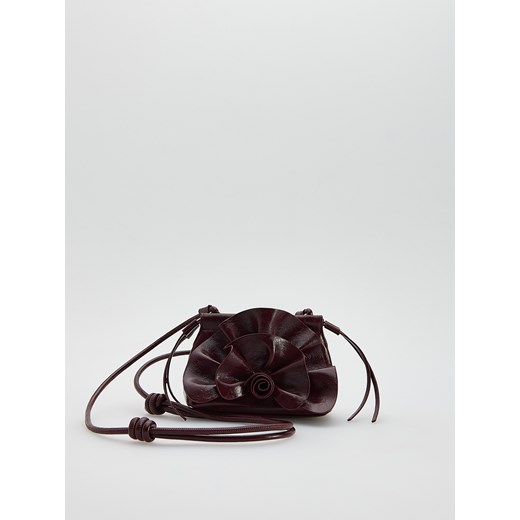 Reserved - Mała torebka na ramię - karminowy - id: 663FC-92X - marki Reserved - 187304711 Reserved - Mała torebka na ramię - karminowy ze sklepu Reserved w kategorii Torebki damskie - zdjęcie 187304711