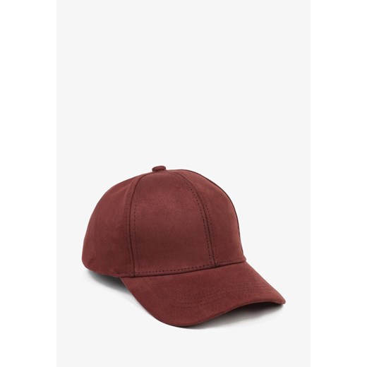 Bordowa Casualowa Czapka z Daszkiem Tuslena ze sklepu renee.pl w kategorii Czapki z daszkiem damskie - zdjęcie 187304993