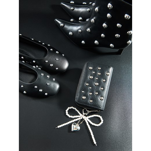 Sinsay - Brelok ze srebrnym sercem i koralikami - wielobarwny Sinsay One Size Sinsay