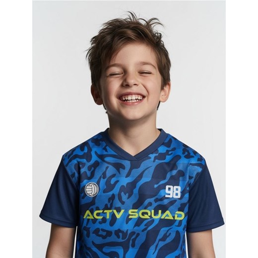 Sinsay - Koszulka Active - granatowy ze sklepu Sinsay w kategorii T-shirty chłopięce - zdjęcie 187305963