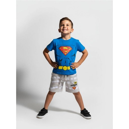 Sinsay - Szorty tie-dye Superman - kremowy ze sklepu Sinsay w kategorii Spodenki chłopięce - zdjęcie 187305983