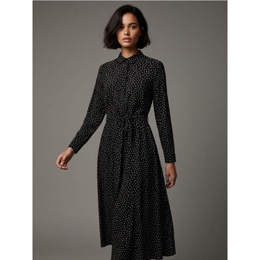 Sinsay - Sukienka z wiskozy - czarny ze sklepu Sinsay w kategorii Sukienki - zdjęcie 187306030