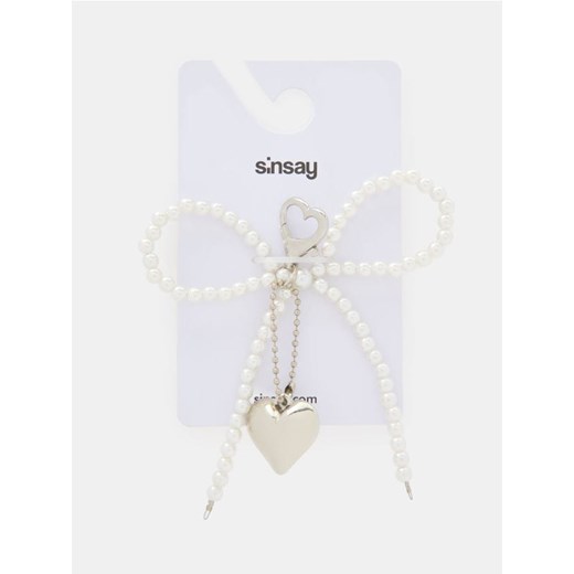 Sinsay - Brelok ze srebrnym sercem i koralikami - wielobarwny ze sklepu Sinsay w kategorii Breloki - zdjęcie 187306092