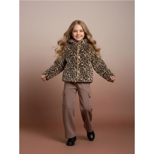 Sinsay - Puszysta kurtka z kapturem - beżowy ze sklepu Sinsay w kategorii Kurtki dziewczęce - zdjęcie 187306093