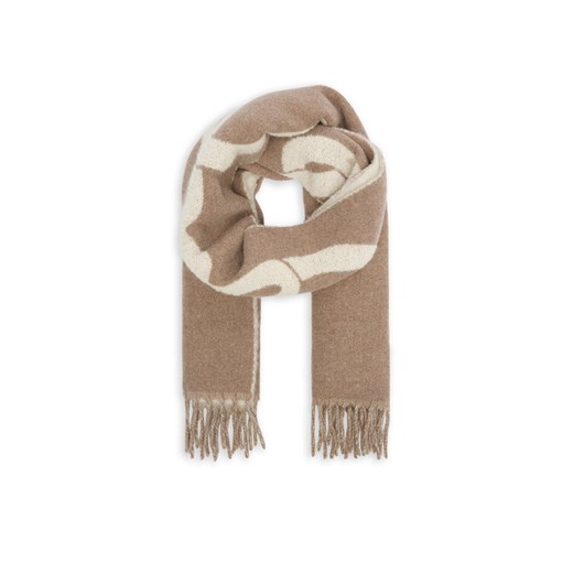 KARL LAGERFELD Szalik 246W3308 Beżowy ze sklepu MODIVO w kategorii Szaliki i chusty damskie - zdjęcie 187306204