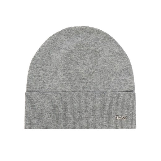 Boss Czapka Lari 50524276 Szary ze sklepu MODIVO w kategorii Czapki zimowe damskie - zdjęcie 187306251