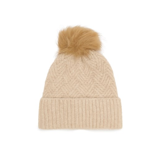 ONLY Czapka Kate 15297982 Beżowy ze sklepu MODIVO w kategorii Czapki zimowe damskie - zdjęcie 187306273
