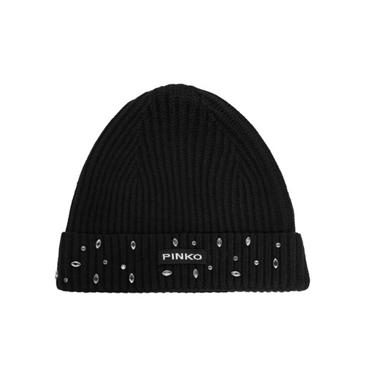 Pinko Czapka Serengeti Cuffia 104326 A27A Czarny ze sklepu MODIVO w kategorii Czapki zimowe damskie - zdjęcie 187306301