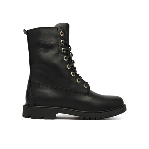 Timberland Trzewiki Premium 8 Inch Lace Up Wp TB0A43MXW021 Czarny ze sklepu MODIVO w kategorii Botki - zdjęcie 187306323