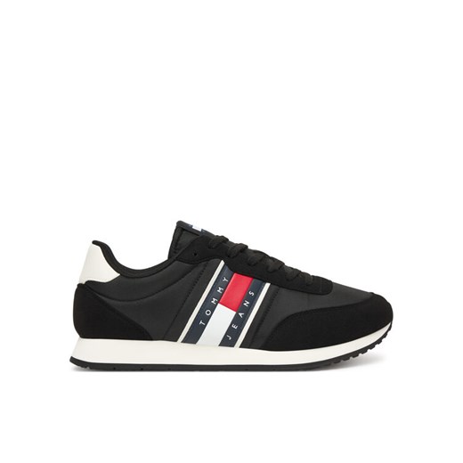 Tommy Jeans Sneakersy Tjm Classic Runner EM0EM01709 Czarny ze sklepu MODIVO w kategorii Buty sportowe męskie - zdjęcie 187306331