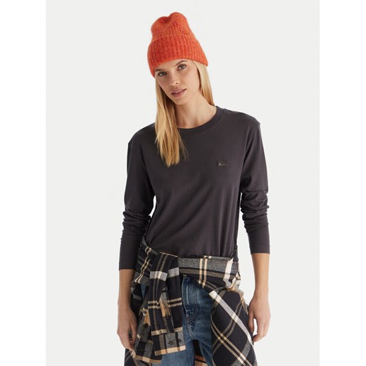 Quiksilver Bluzka Essential LS TEE EQWZT03199 Szary Regular Fit - id: 0000305645449 - marki Quiksilver - 187306430 Quiksilver Bluzka Essential LS TEE EQWZT03199 Szary Regular Fit ze sklepu MODIVO w kategorii Bluzki damskie - zdjęcie 187306430
