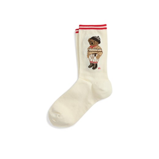 Polo Ralph Lauren Skarpety długie 455982952001 Écru - id: 0000305545619 - marki Polo Ralph Lauren - 187306431 Polo Ralph Lauren Skarpety długie 455982952001 Écru ze sklepu MODIVO w kategorii Skarpetki damskie - zdjęcie 187306431