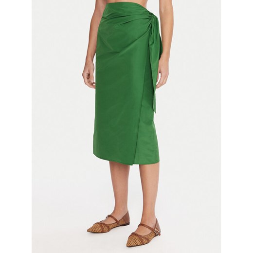 Weekend Max Mara Spódnica midi Nareste 2515101042 Zielony Regular Fit ze sklepu MODIVO w kategorii Spódnice - zdjęcie 187306471