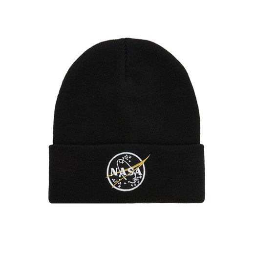 Alpha Industries Czapka Nasa Beanie 198948 Czarny ze sklepu MODIVO w kategorii Czapki zimowe męskie - zdjęcie 187306504