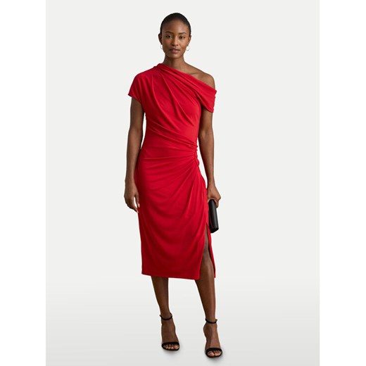 LAUREN RALPH LAUREN Sukienka koktajlowa 200980223001 Czerwony Slim Fit - id: 0000305625816 - marki Ralph Lauren - 187306524 LAUREN RALPH LAUREN Sukienka koktajlowa 200980223001 Czerwony Slim Fit ze sklepu MODIVO w kategorii Sukienki - zdjęcie 187306524