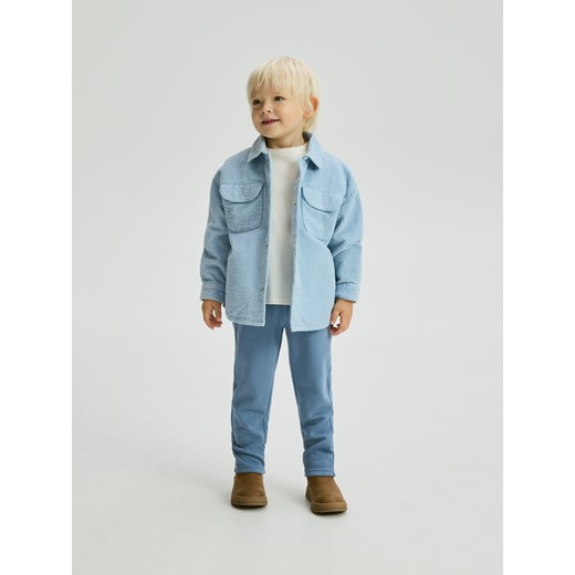 Reserved - Spodnie z ociepleniem - granatowy - id: 059FO-95X - marki Reserved - 187308181 Reserved - Spodnie z ociepleniem - granatowy ze sklepu Reserved w kategorii Spodnie chłopięce - zdjęcie 187308181