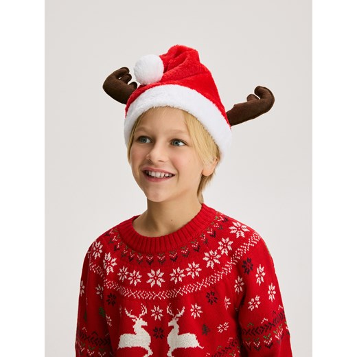 Reserved - Czapka świąteczna - czerwony ze sklepu Reserved w kategorii Czapki dziecięce - zdjęcie 187308272