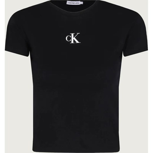 Calvin Klein Jeans T-shirt | Regular Fit - id: CJ255G000003A81 - marki Calvin Klein - 187308891 Calvin Klein Jeans T-shirt | Regular Fit ze sklepu Gomez Fashion Store w kategorii Bluzki dziewczęce - zdjęcie 187308891