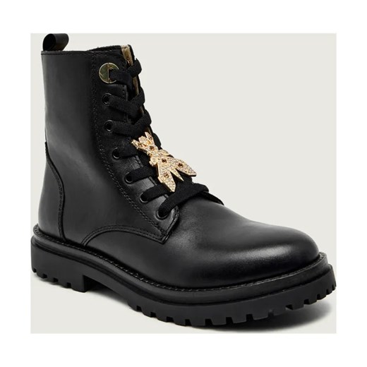 Patrizia Pepe Skórzane botki - id: PK255G000048514 - marki Patrizia Pepe - 187308950 Patrizia Pepe Skórzane botki ze sklepu Gomez Fashion Store w kategorii Buty zimowe dziecięce - zdjęcie 187308950