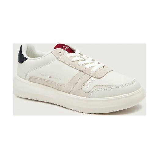 Tommy Hilfiger Skórzane sneakersy MODERN LIGHTCUP | zamsz ze sklepu Gomez Fashion Store w kategorii Buty sportowe męskie - zdjęcie 187308981
