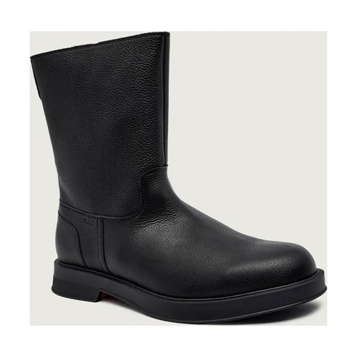 HUGO Skórzane buty wysokie Lenner_boot_grlt - id: BU255M000263001 - marki Hugo Boss - 187308992 HUGO Skórzane buty wysokie Lenner_boot_grlt ze sklepu Gomez Fashion Store w kategorii Buty zimowe męskie - zdjęcie 187308992