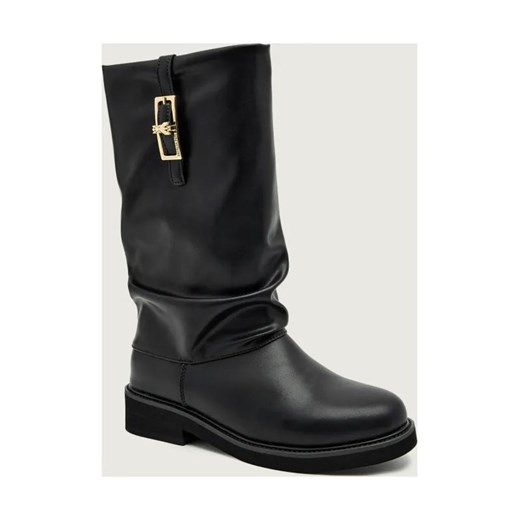 Patrizia Pepe Skórzane kozaki - id: PK255G000036514 - marki Patrizia Pepe - 187309013 Patrizia Pepe Skórzane kozaki ze sklepu Gomez Fashion Store w kategorii Buty zimowe dziecięce - zdjęcie 187309013