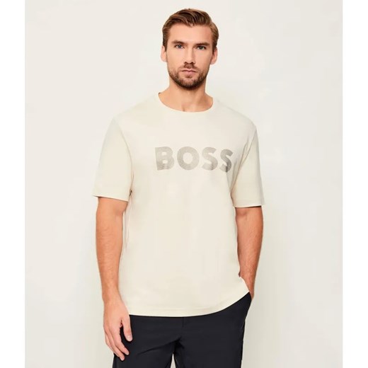 BOSS GREEN T-shirt Logo Future | Regular Fit | pima ze sklepu Gomez Fashion Store w kategorii T-shirty męskie - zdjęcie 187309102