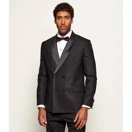 HUGO Marynarka Karlo254E1X | Modern fit | z dodatkiem wełny ze sklepu Gomez Fashion Store w kategorii Marynarki męskie - zdjęcie 187309180