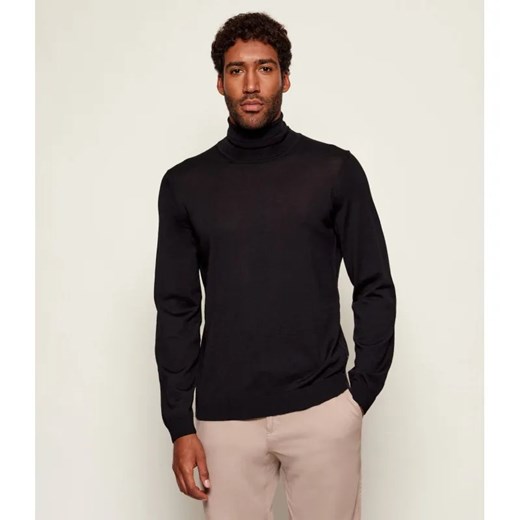 BOSS BLACK Wełniany golf Musso-P | Slim Fit ze sklepu Gomez Fashion Store w kategorii Swetry męskie - zdjęcie 187309183