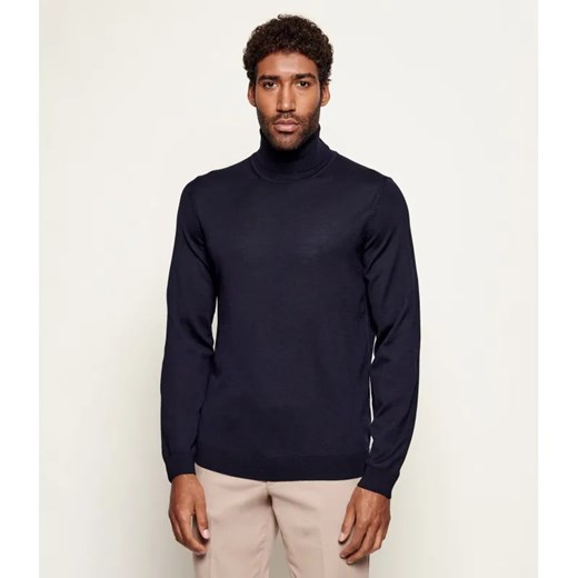 BOSS BLACK Wełniany golf Musso-P | Slim Fit ze sklepu Gomez Fashion Store w kategorii Swetry męskie - zdjęcie 187309194