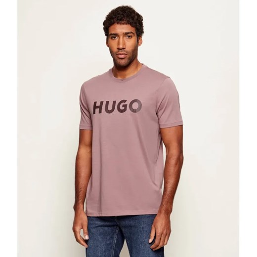 HUGO T-shirt Dulivio | Regular Fit ze sklepu Gomez Fashion Store w kategorii T-shirty męskie - zdjęcie 187309231