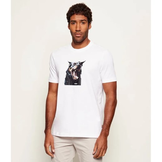 BOSS ORANGE T-shirt Te_Dobermann | Regular Fit ze sklepu Gomez Fashion Store w kategorii T-shirty męskie - zdjęcie 187309260