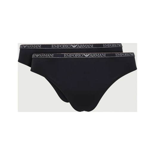 Emporio Armani Stringi 2-pack ze sklepu Gomez Fashion Store w kategorii Majtki damskie - zdjęcie 187311653