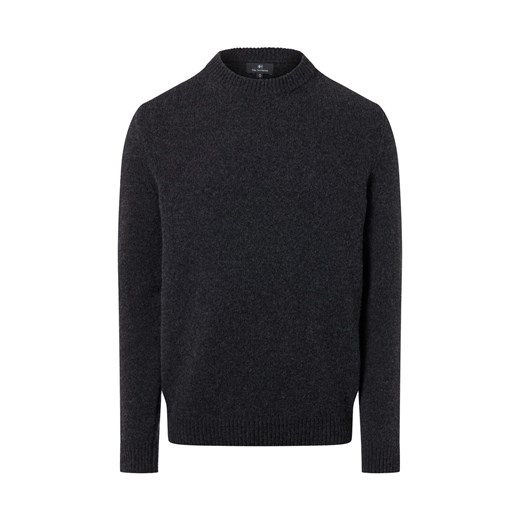 Nils Sundström Sweter męski Mężczyźni wełna ze strzyży antracytowy marmurkowy - id: 644696-0012-09900 - marki Nils Sundström - 187311851 Nils Sundström Sweter męski Mężczyźni wełna ze strzyży antracytowy marmurkowy ze sklepu vangraaf w kategorii Swetry męskie - zdjęcie 187311851