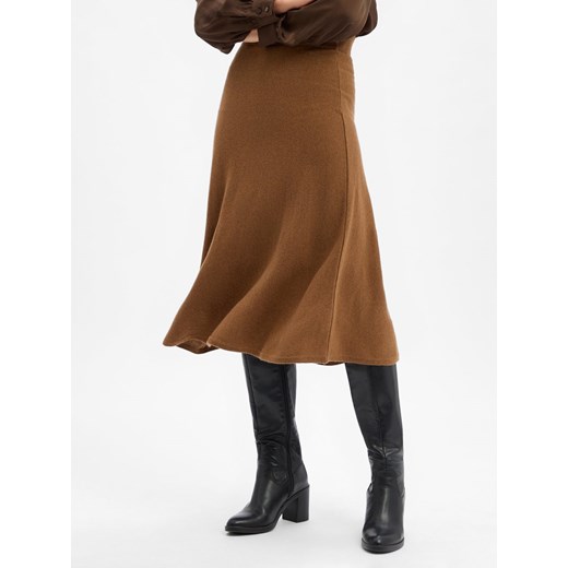 Gant Damska wełniana spódnica Kobiety Wełna wielbłądzi jednolity ze sklepu vangraaf w kategorii Spódnice - zdjęcie 187311884