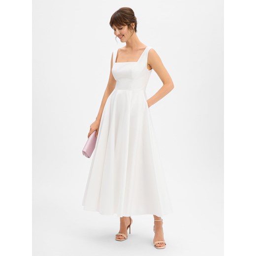 Marie Lund Damska sukienka wieczorowa Kobiety écru jednolity - id: 795669-0004-00320 - marki Marie Lund - 187311900 Marie Lund Damska sukienka wieczorowa Kobiety écru jednolity ze sklepu vangraaf w kategorii Sukienki - zdjęcie 187311900