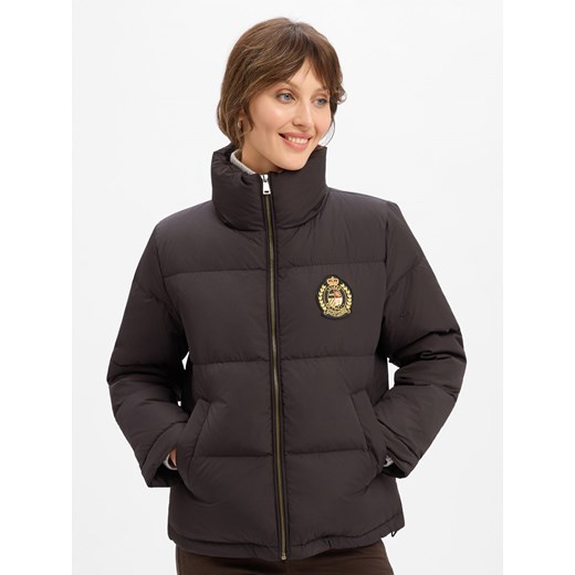 Lauren Ralph Lauren Damska kurtka puchowa Kobiety czarny jednolity ze sklepu vangraaf w kategorii Kurtki damskie - zdjęcie 187311904
