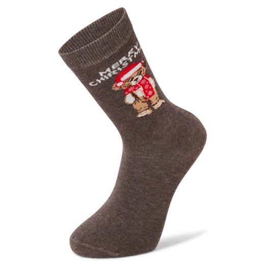 Marie Lund Skarpety Kobiety Bawełna błotnisty wzorzysty ze sklepu vangraaf w kategorii Skarpetki damskie - zdjęcie 187311913