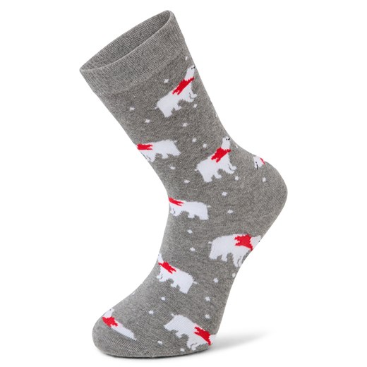 Marie Lund Skarpety Kobiety Bawełna szary wzorzysty ze sklepu vangraaf w kategorii Skarpetki damskie - zdjęcie 187311914