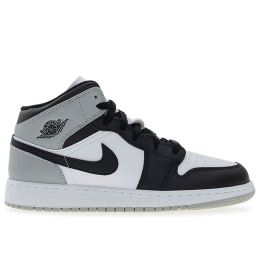 Buty młodzieżowe Nike Air Jordan 1 Mid DQ8423-101 - biało-czarne ze sklepu streetstyle24.pl w kategorii Buty sportowe dziecięce - zdjęcie 187312842