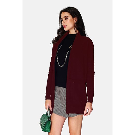 ASSUILI Kardigan w kolorze ciemnoczerwonym 42 promocyjna cena Limango Polska