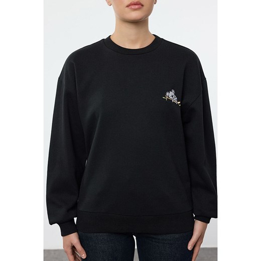 trendyol Bluza w kolorze czarnym Trendyol S wyprzedaż Limango Polska