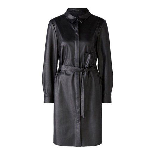 Oui Sukienka w kolorze czarnym ze skóry syntetycznej ze sklepu Limango Polska w kategorii Sukienki - zdjęcie 187313644