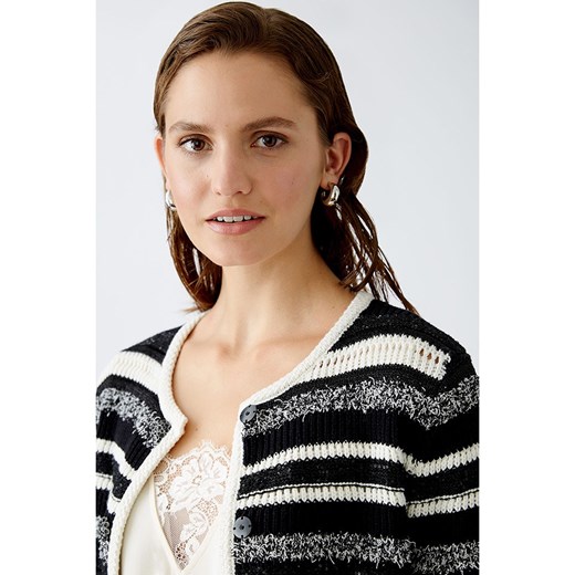 Oui Kardigan w kolorze czarno-białym 36 okazja Limango Polska